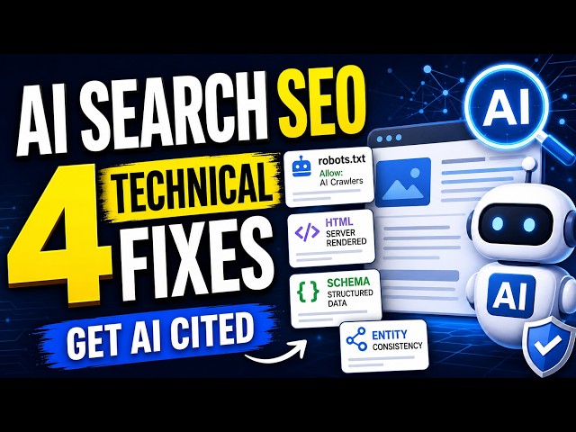 Technical SEO for AI Search: 4 Fundamentals You Must Fix in 2026