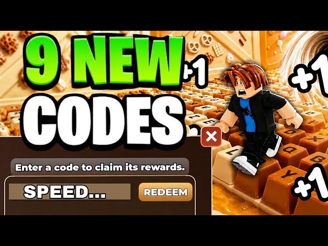 *HARRY* ALL WORKING CODES FOR +1 SPEED KEYBOARD ESCAPE 2026! ROBLOX SPEED KEYBOARD ESCAPE CODES