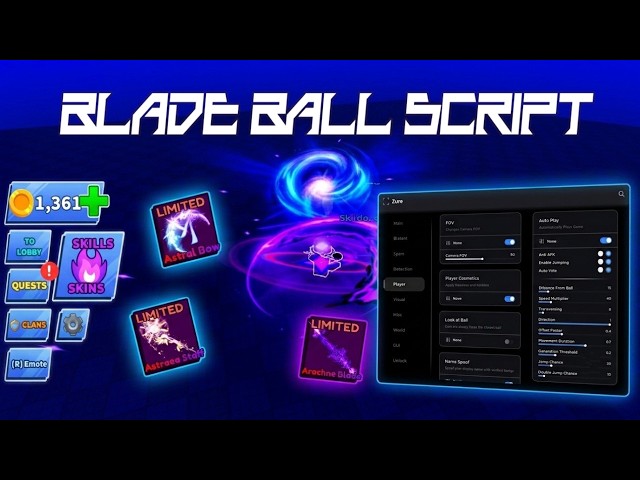 NEW Blade Ball Script 2026 | Auto Parry + Auto Spam + Unlock All Swords + Emotes | PC & Mobile
