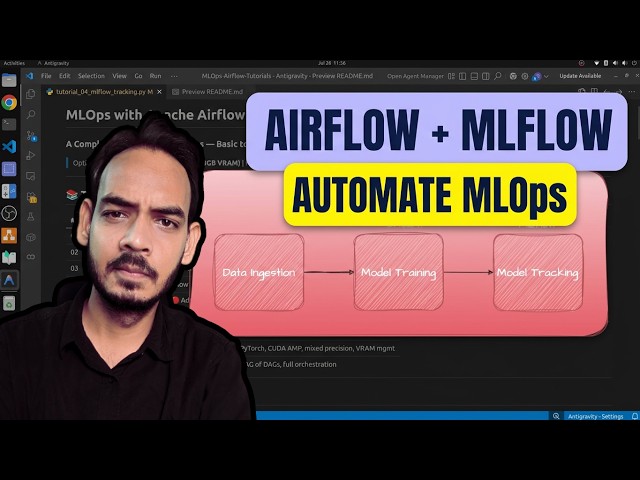 🔥 MLflow Tracking With Airflow Pipeline | MLOps with Apache Airflow | MLOps Series