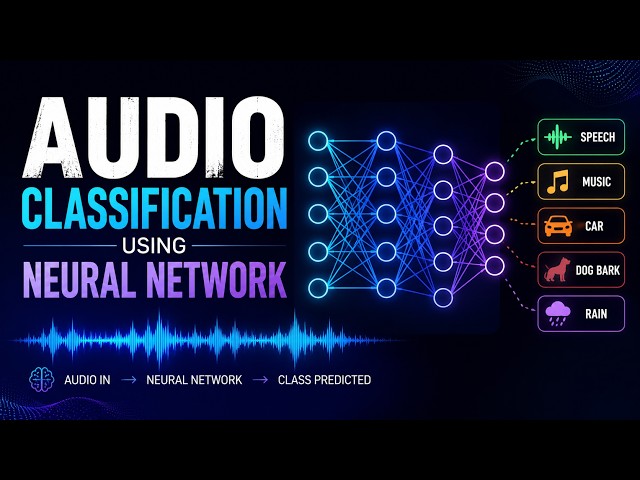 Audio Classification Using Neural Networks | Complete Deep Learning Project (Part 6/6)