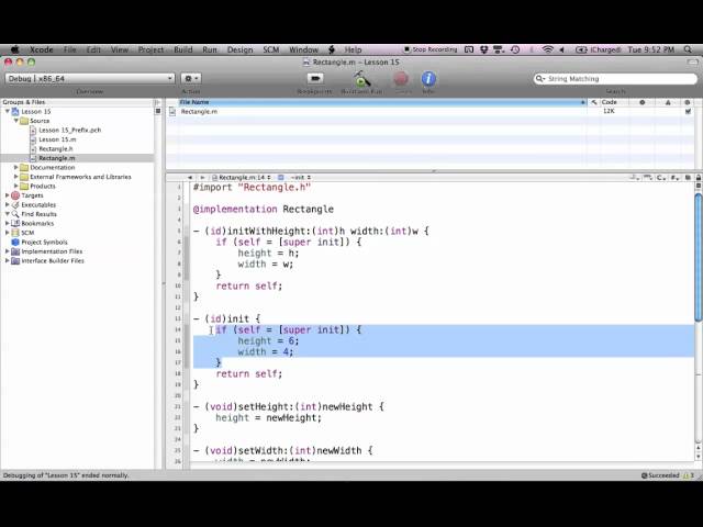 Objective-C on the Mac L15 - Convenience Initializers