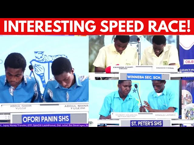 Herh 😂🔥 What A Competitive Speed Race Btn Persco, Ofori Panin And Winneba SHS