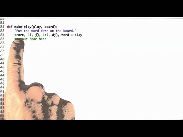Making Plays - Design of Computer Programs