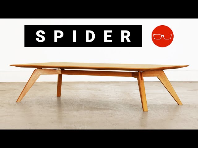 How To Build a Modern Coffee Table (That looks Delicate, but isn't)
