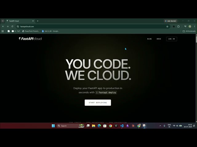 I Deployed My FastAPI App with Just fastapi deploy - Here's How