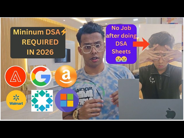 How Much DSA is REALLY Needed for Internships & Placements in 2026?
