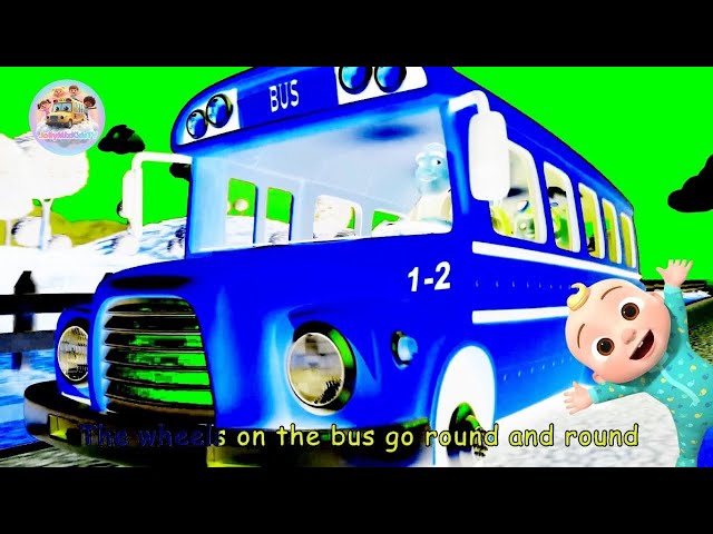Wheels on the Bus Go ROUND & ROUND!  Variations Remix [2 MIN LOOP] | Nursery Rhymes!