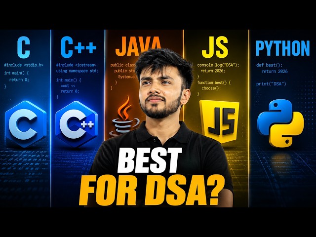 Best Language for DSA in 2026? C++ vs Java vs Python vs JavaScript