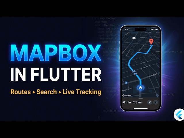 Mapbox Flutter Tutorial — Navigation, Live Location, Route Drawing, Autocomplete & Drive Simulation