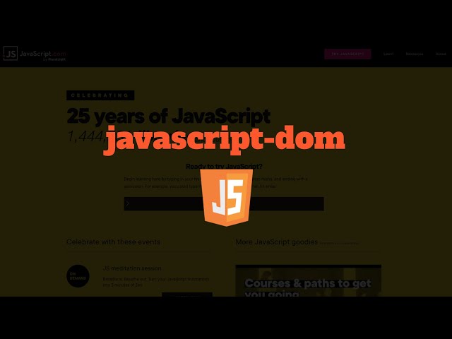 Manipulating Webpage Elements Using JavaScript and the DOM