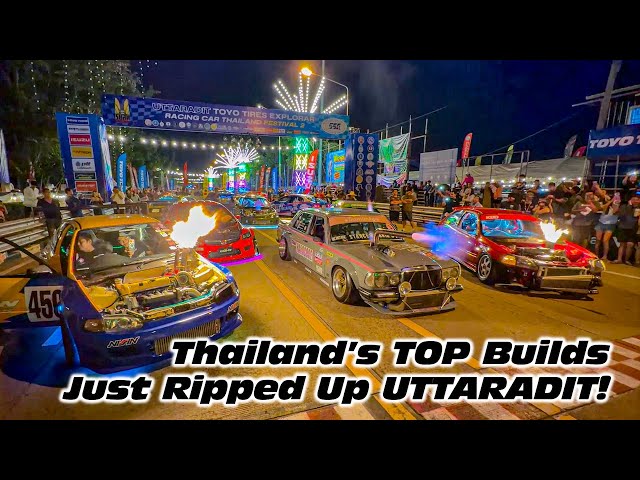 Thailand's Wildest Modified Cars Just Took Over The UTTARADIT Street Race!