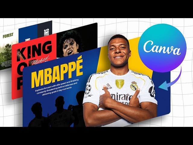 How I made these VIRAL CANVA presentations 🫨