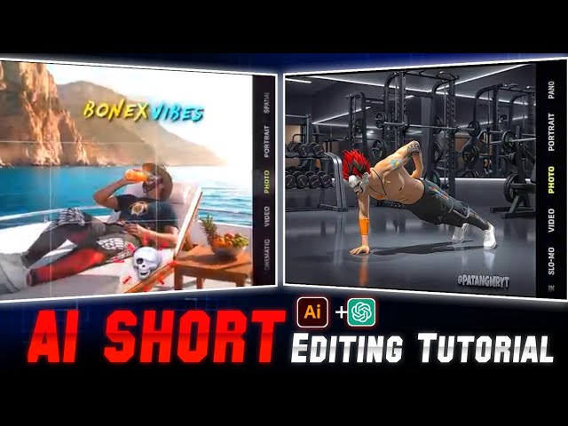 VIRAL AI EDITING TUTORIAL LIKE BONEX FF 🤯 | BONEX FF NEW SHORTS EDITING TUTORIAL 2025 🔥