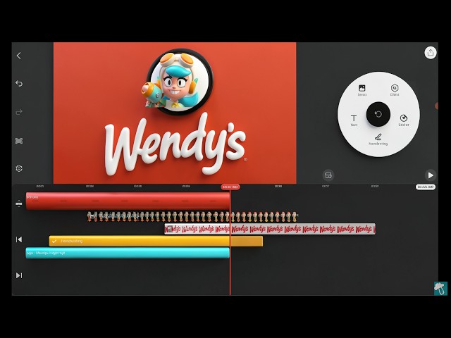 Wendy's Logo Remake Kinemaster Speedrun
