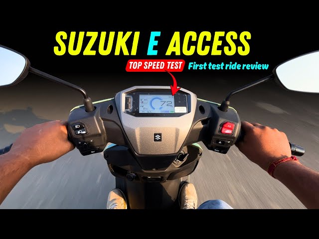 New Suzuki E Access First Test Ride Review 2026 | Features Price Comfortable 