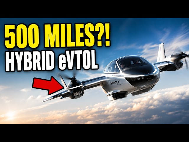 Can a Hybrid eVTOL Really Fly 500 Miles? We Did the Math