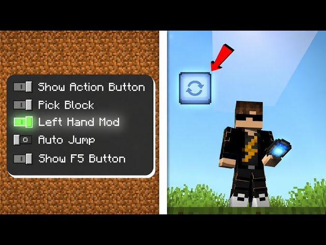 FINALLY! Minecraft Bedrock officially Gets OFF-HAND MOD! 🤯🔥