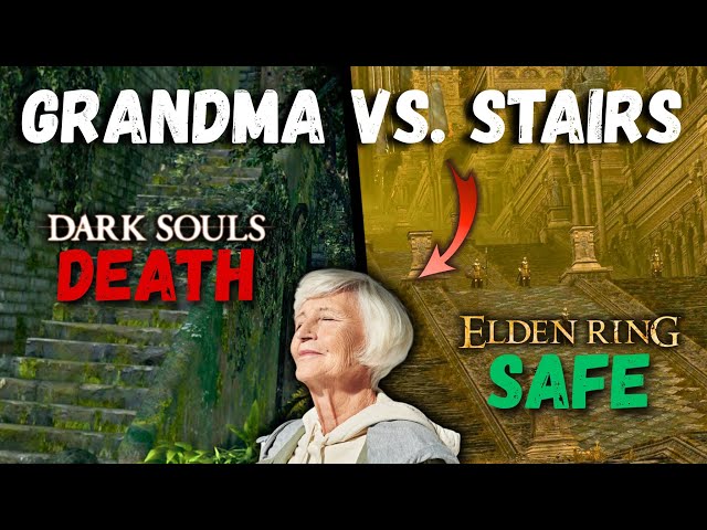 Soulsborne Stairs Rated by Grandma Fatality