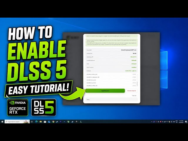 How to Enable DLSS 5 in ANY Game ! 1min Tutorial