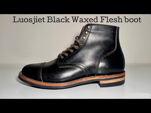 $300 = Best Boot Value? - Luosjiet Black Waxed Flesh Service Boots -
