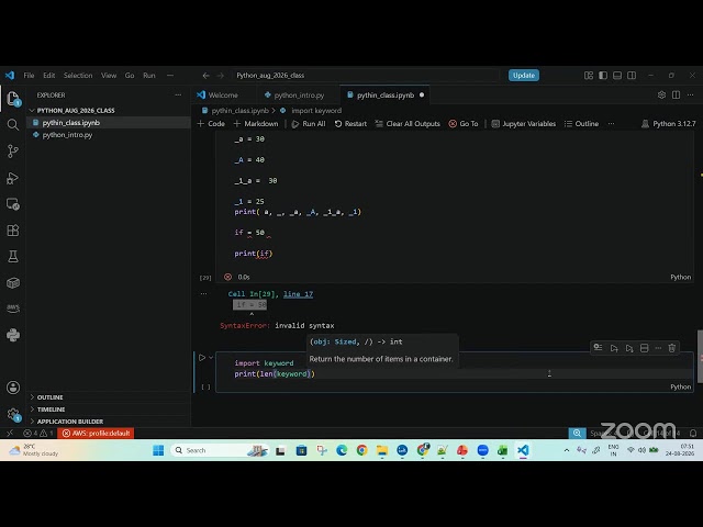 Snowflake Data Engineer Course: Python for Beginners (Day 1)