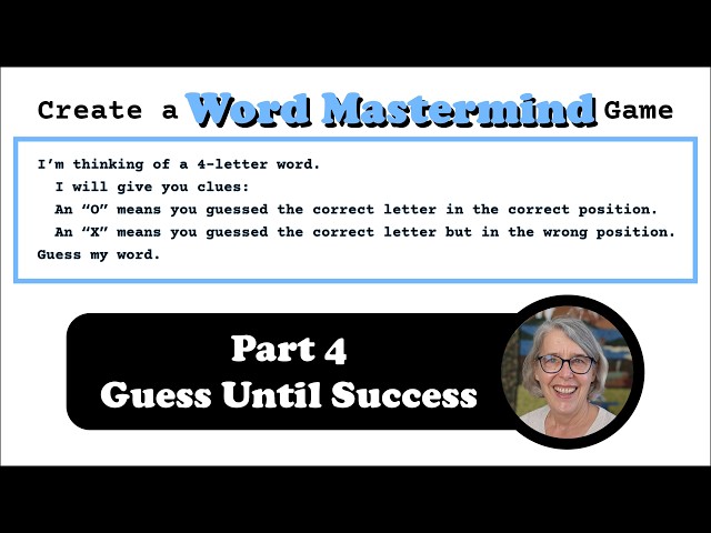 Create a Word Mastermind Game: TG14.4 Convert a String to Uppercase