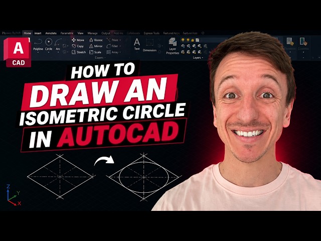 How To Draw An Isometric Circle In AutoCAD (2026)