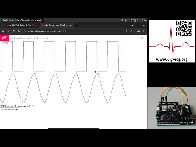 p5.js for Arduino Uno Q - live-code your UNO Q