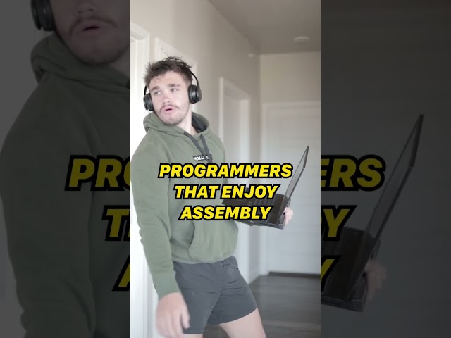 Programmers that enjoy Assembly #programming #coding #shorts