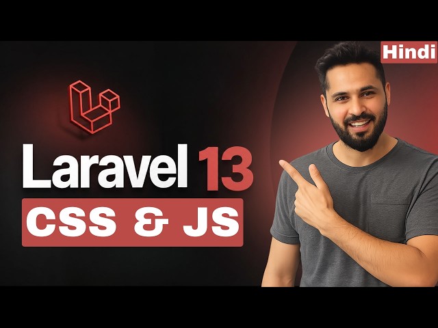 Laravel 13 Tutorial in Hindi #13 How to Add CSS & JavaScript in Laravel | @vite