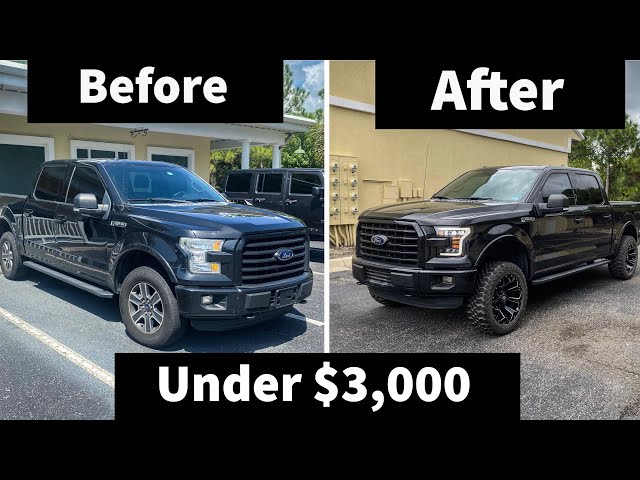 Completely Transforming My New Ford F150 For Under $3,000