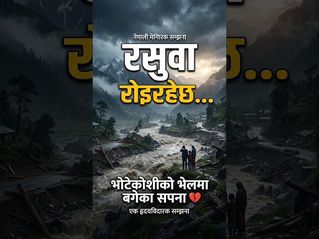 रसुवा रोइरहेछ 💔 | भोटेकोशी बाढीको पीडामा समर्पित भावुक गीत | Rasuwa Flood Memorial Song