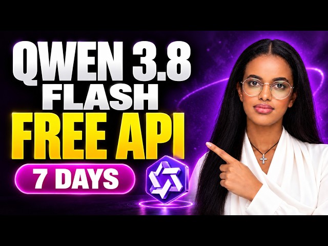 Qwen 3.8 Flash FREE for 7 Days! Get Your API Key