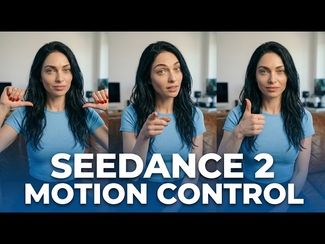 Seedance 2 Motion Control Full Tutorial | Kling Motion Control Alternative