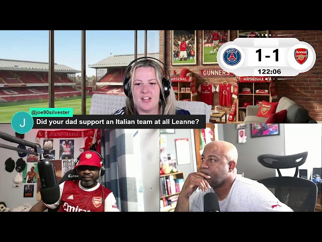 PSG VS ARSENAL LIVE CHAMPIONS LEAGUE WATCHALONG