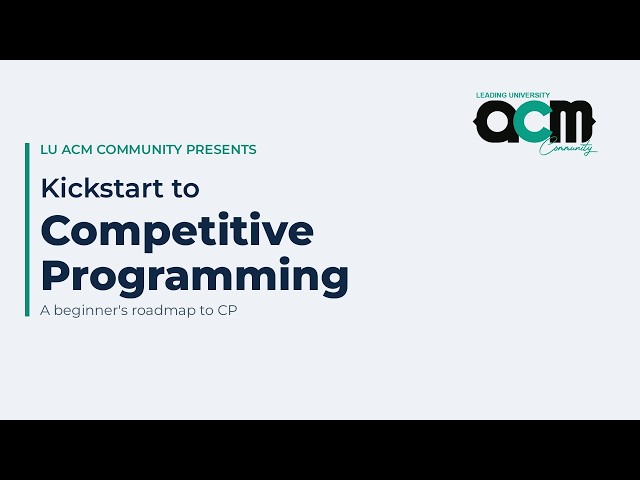 Why You Should Start Competitive Programming?
