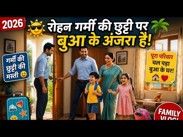 रोहन गर्मी की छुट्टी पर बुआ के घर | पूरा परिवार चला बुआ के घर! ❤️ | Family Vlog 2026