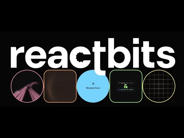 Unlock Stunning UI Animations with React Bits — Free React Component Library!