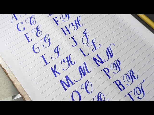 Beautiful Capital Letters // Capital Letters with Cut Marker // Capital ABCD // Capital Alphabets
