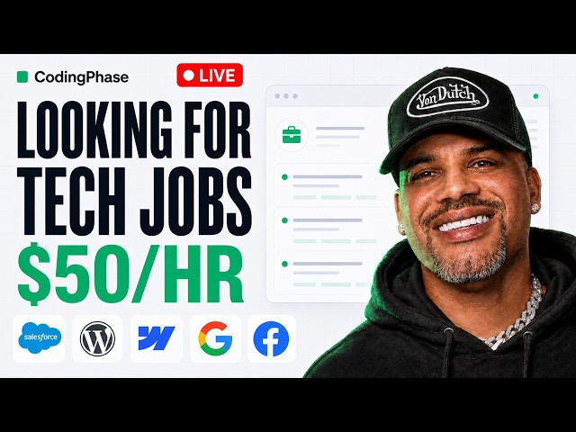 Web Developer Looking For Tech Jobs Live