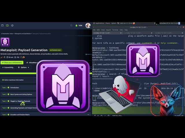 TryHackMe Metasploit: Payload Generation | Full Walkthrough 2026