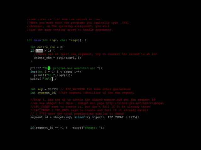 Command Line Arguments