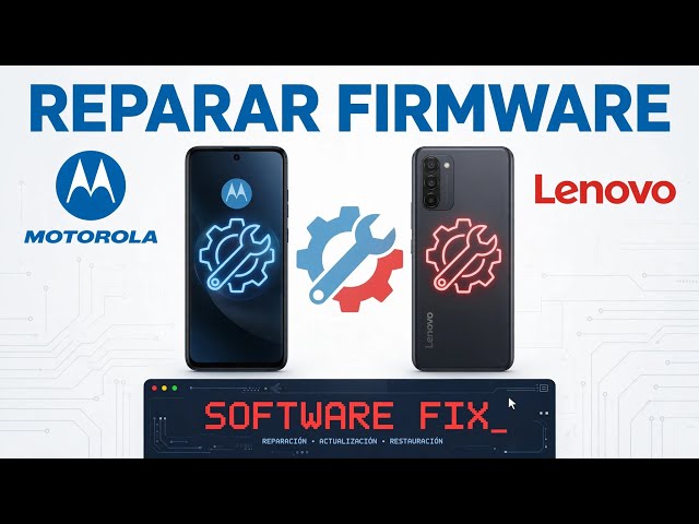Reparar, actualizar firmware de cualquier teléfono Motorola o Lenovo con Software Fix 2026