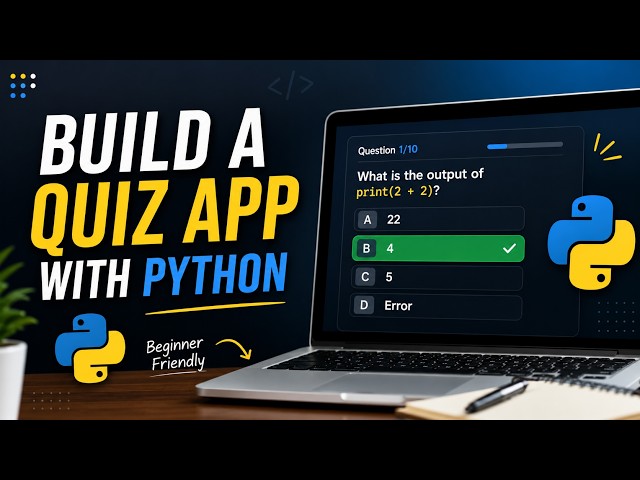 Python Quiz App Project for Beginners (Vanilla Python)