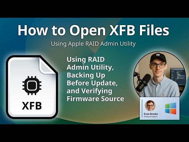 How to Open XFB Files (Xserve RAID Firmware Binary)