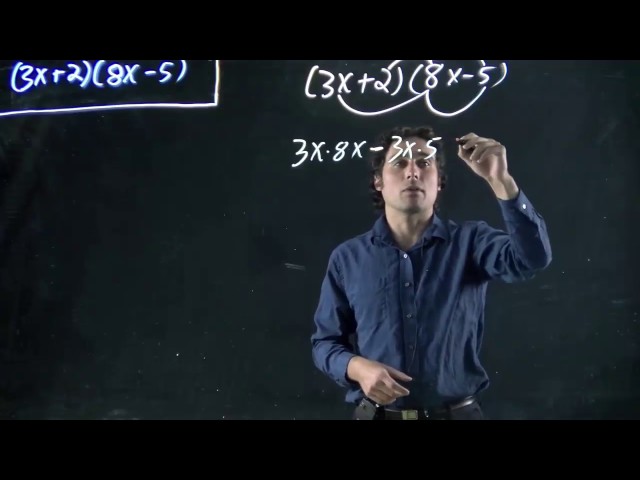 Expanding brackets (two binomials)