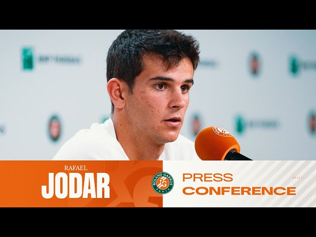 Rafael Jodar | QF Press Conference | Roland-Garros 2026