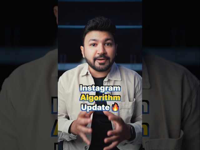 New INSTAGRAM ALGORITHM UPDATE for GROWTH 😍 #Shorts | Sunny Gala