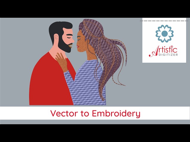 Vector to embroidery